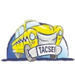 TACSEI logo (a cartoon image of a Taxi cab)