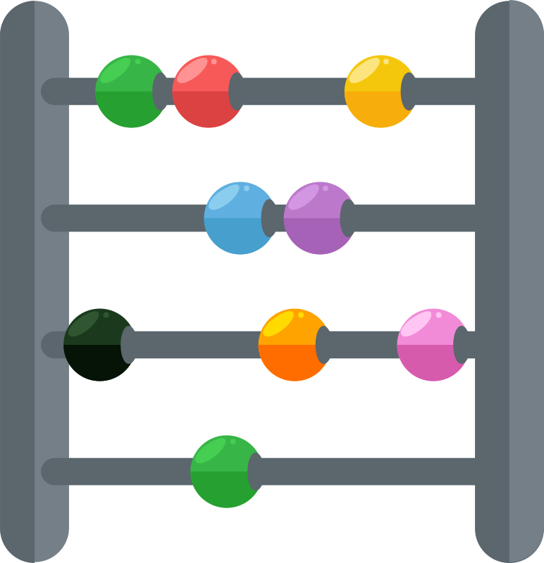 Icon: A colorful abacus