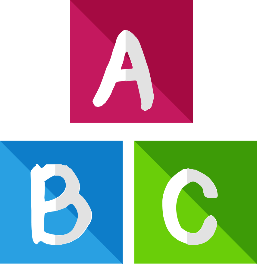 Icon: Colored blocks with  letters